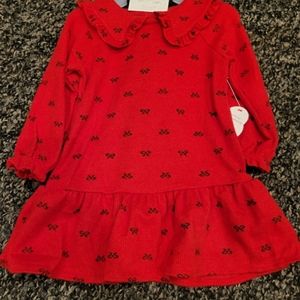 NWT 2piece dress with tights, sz 18M